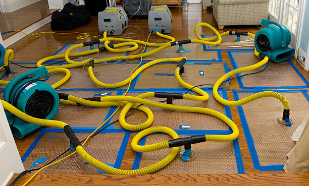 Professional Storm Water Damage Restoration technician working in Highlands, NC